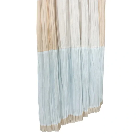 NWT Ulla Johnson Valeria Opal Plisse Satin Pleated Dress Gown Size 10 - Picture 6 of 13